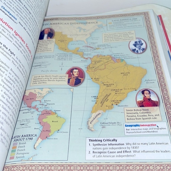 Prentice Hall World History 📚 Student Text Book ✍️ Florida Edition​​​​ - Picture 6 of 6